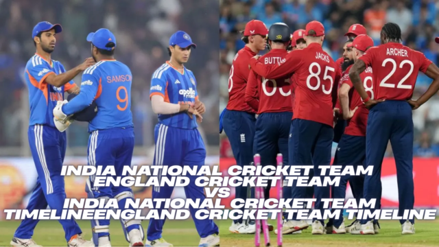 England Cricket Team vs India National Cricket Team Timeline