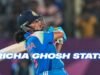 Richa Ghosh Stats 2026: Career Runs, Average, Strike Rate & Broken Records Richa Ghosh Stats