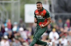 Taskin Reacts to Bangladesh’s Batting Collapse Taskin Reacts to Bangladesh's Batting Collapse