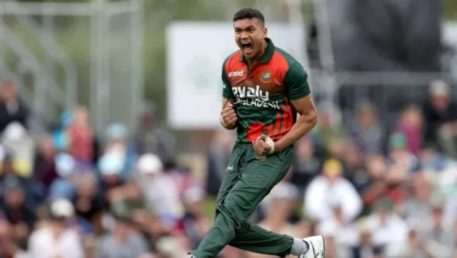Taskin Reacts to Bangladesh’s Batting Collapse Taskin Reacts to Bangladesh's Batting Collapse